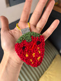 strawberry keychain