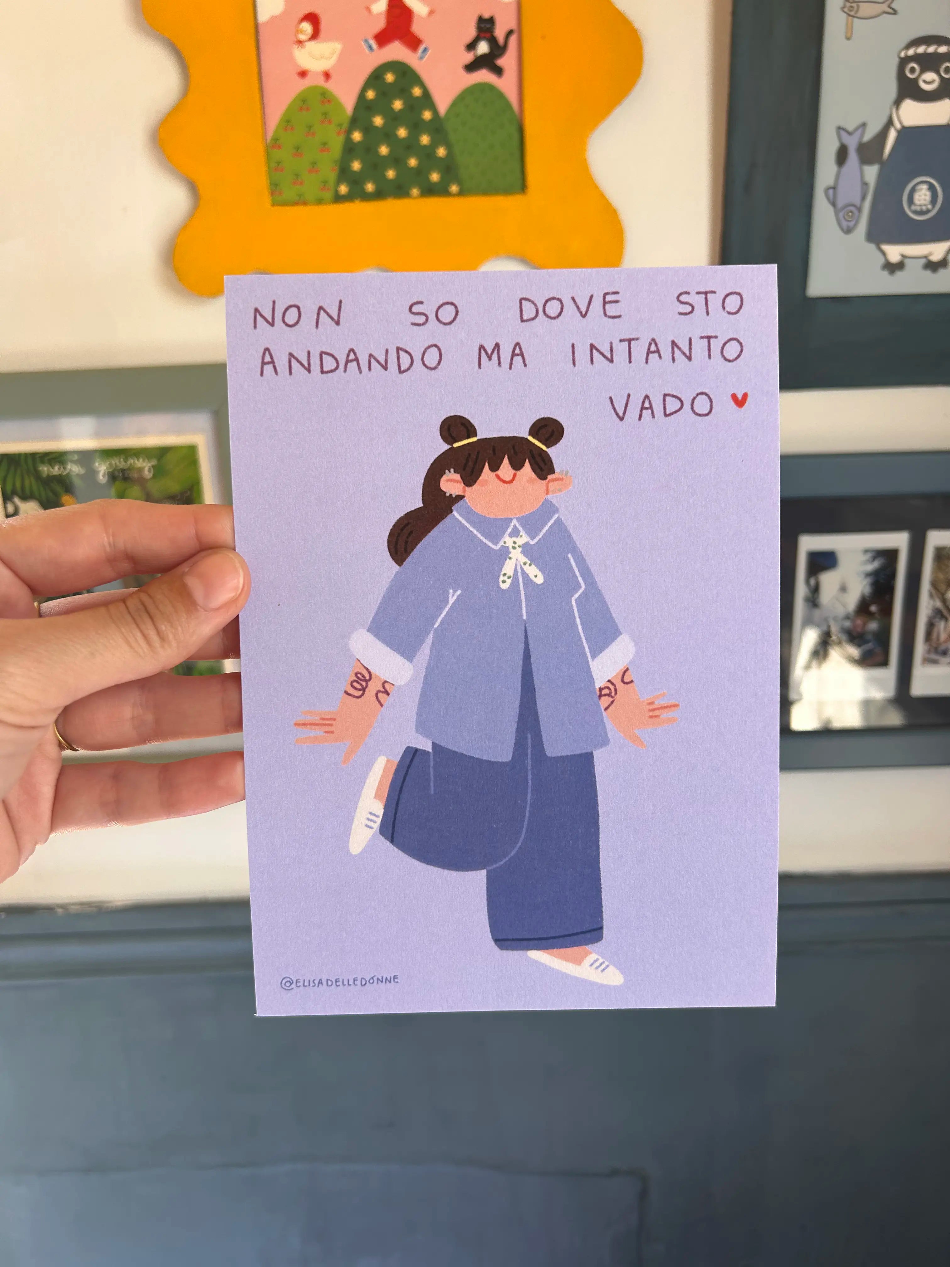 Illustrazione "intanto vado"