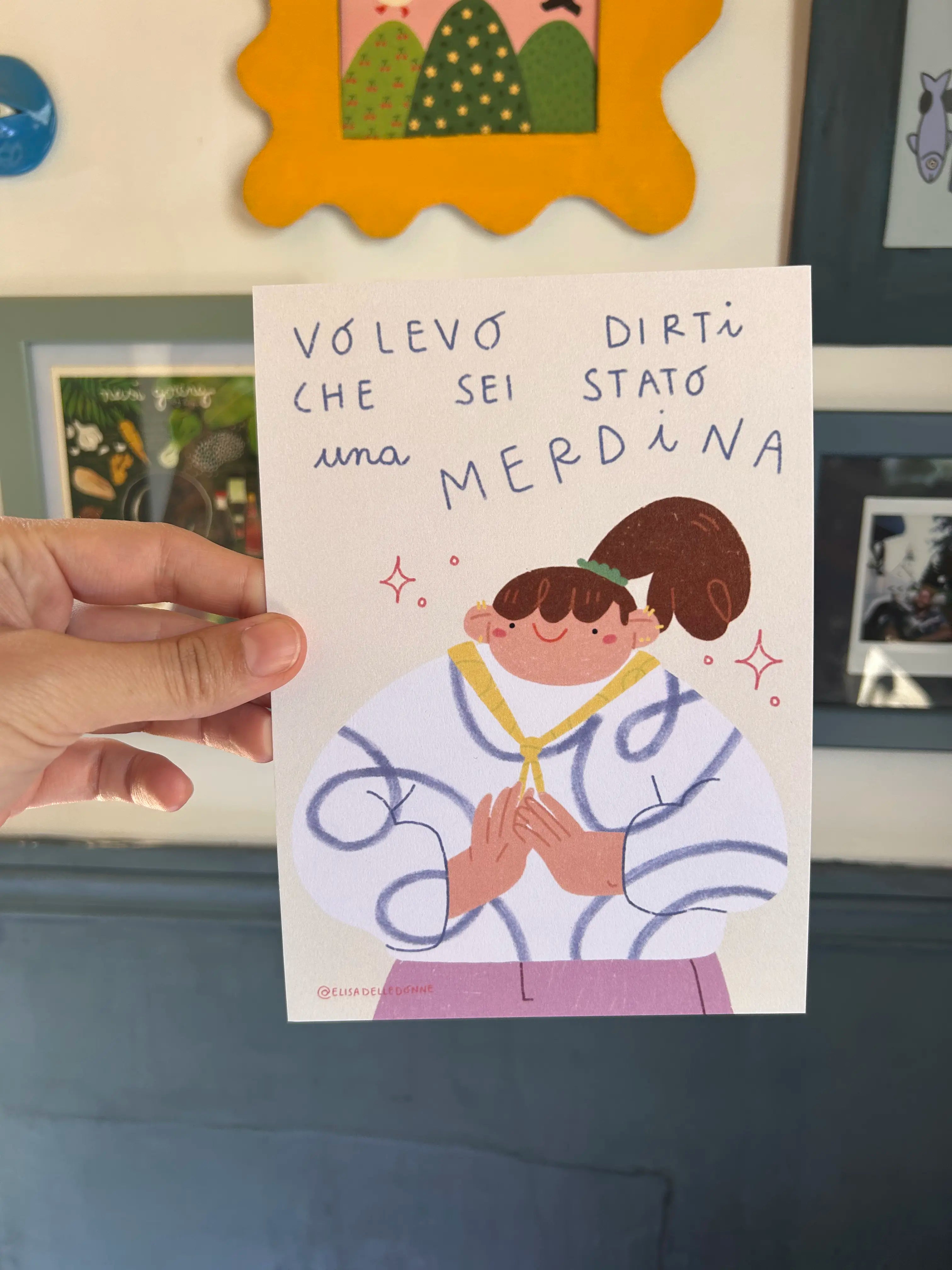 Illustrazione "te lo devo dire"