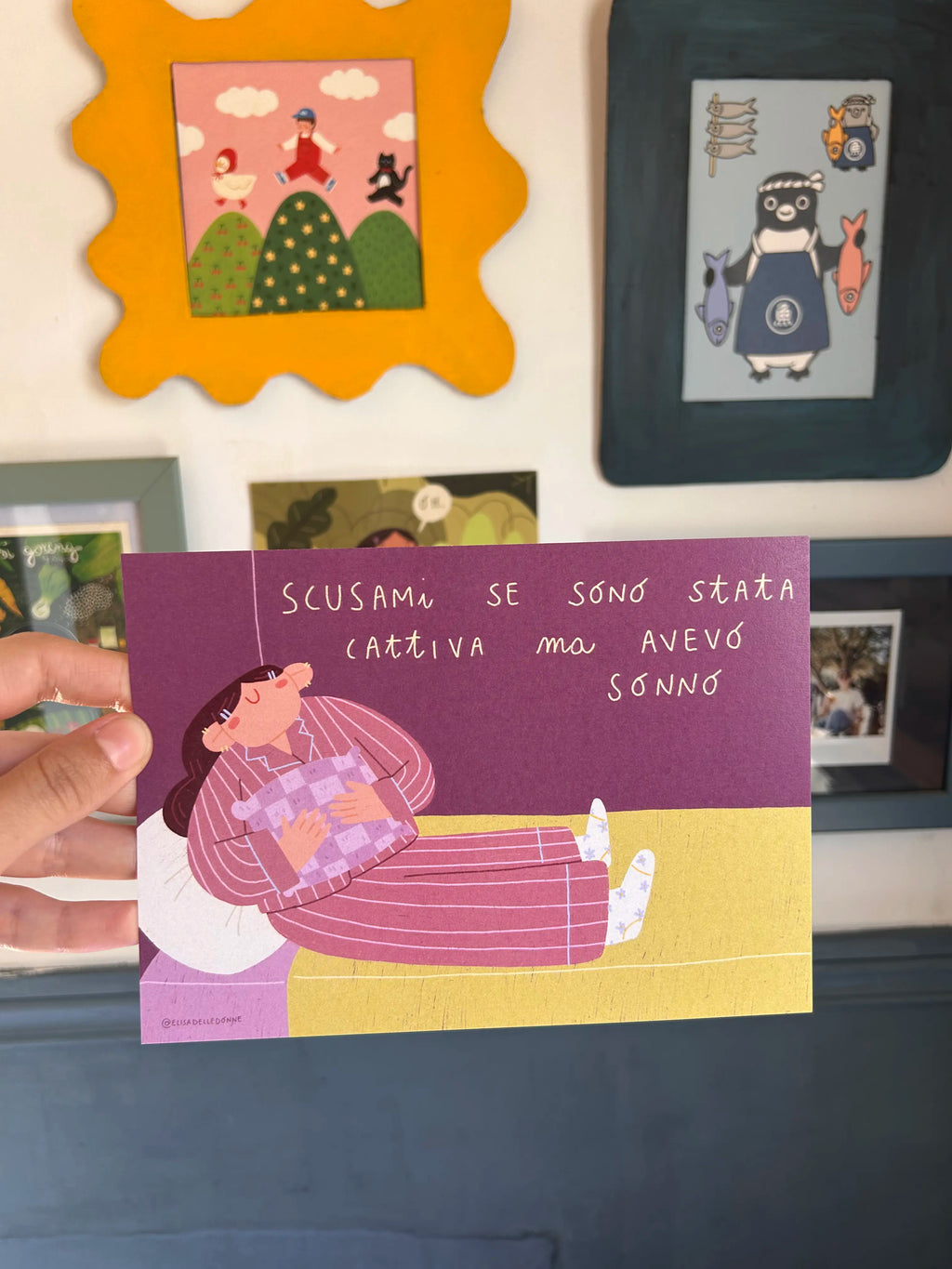 Illustrazione "avevo tanto sonno"