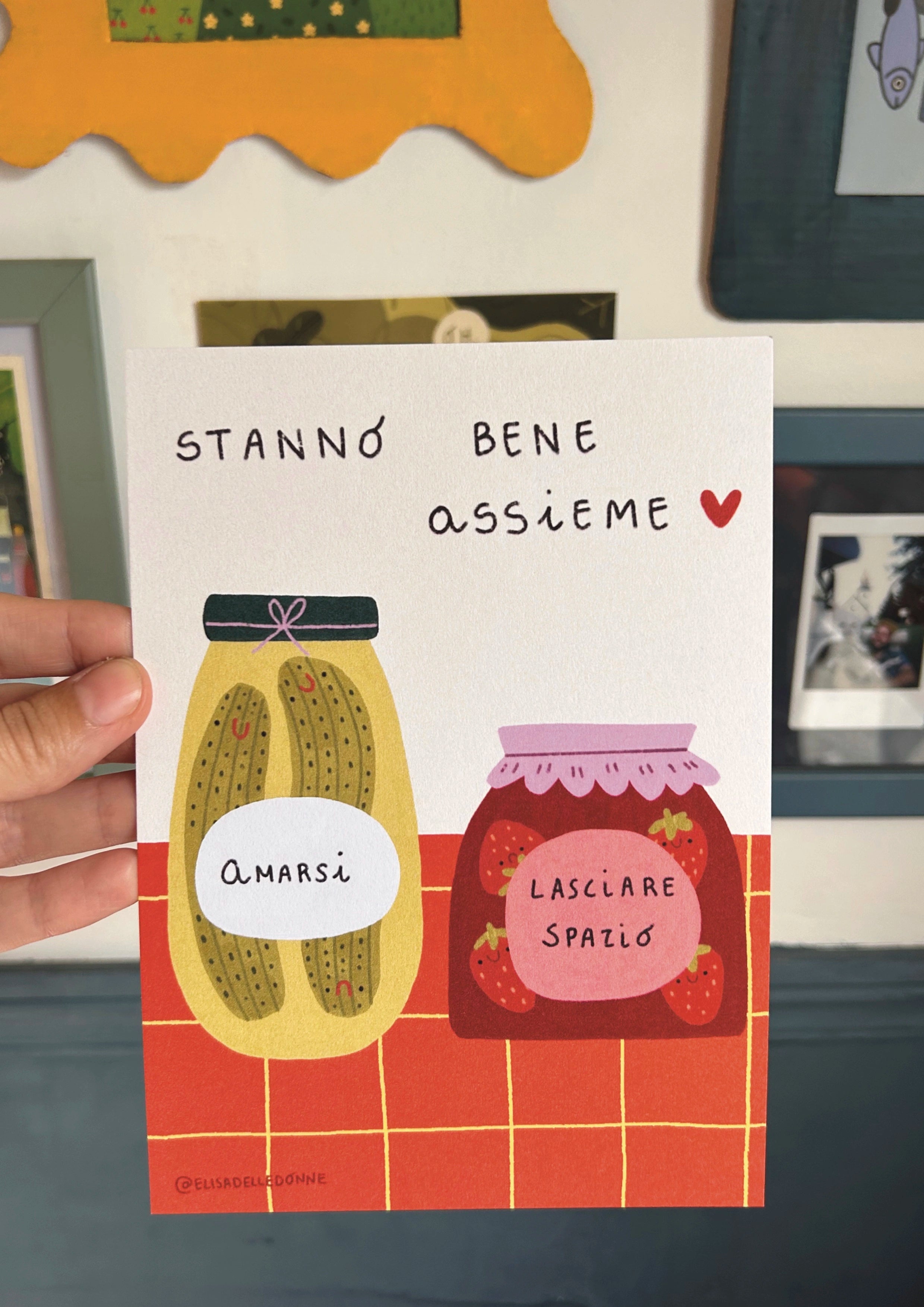 Illustrazione "stanno bene assieme"