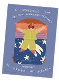 Illustrazione "che bello mettersi a letto"