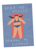 Illustrazione "mi licenzio seeeeee"