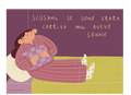 Illustrazione "avevo tanto sonno"