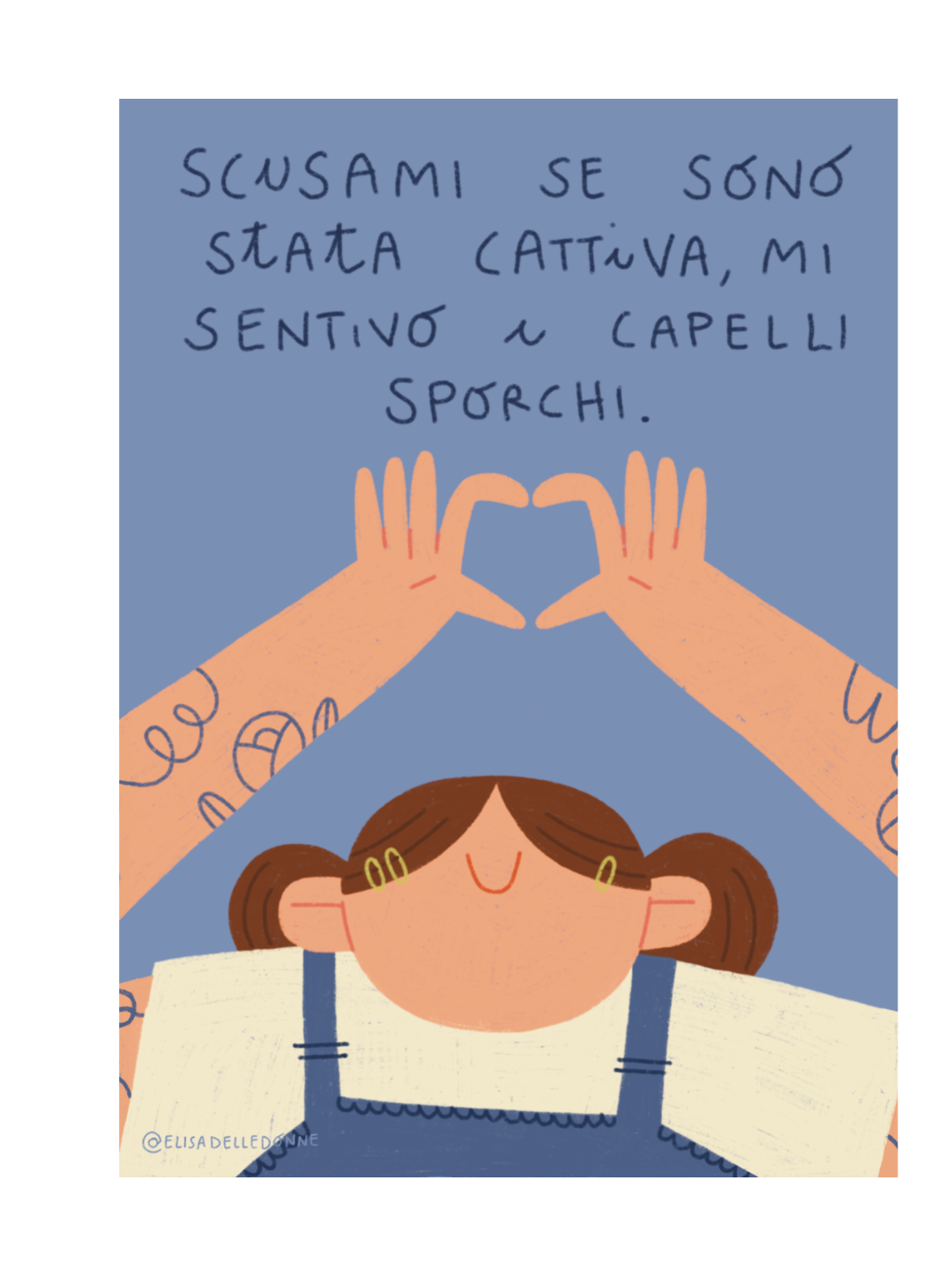illustration "food is better together"