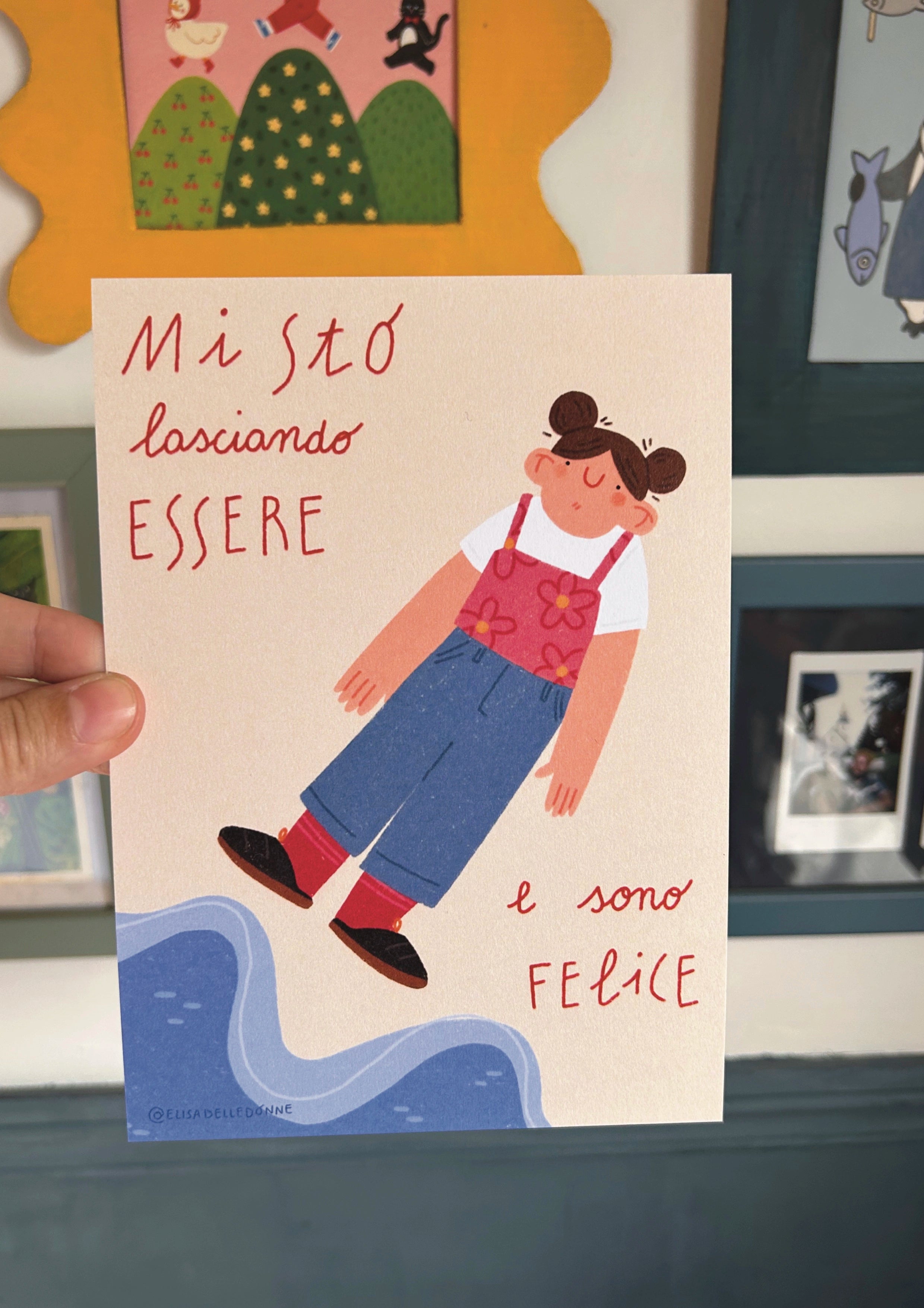 Illustrazione "mi lascio essere"