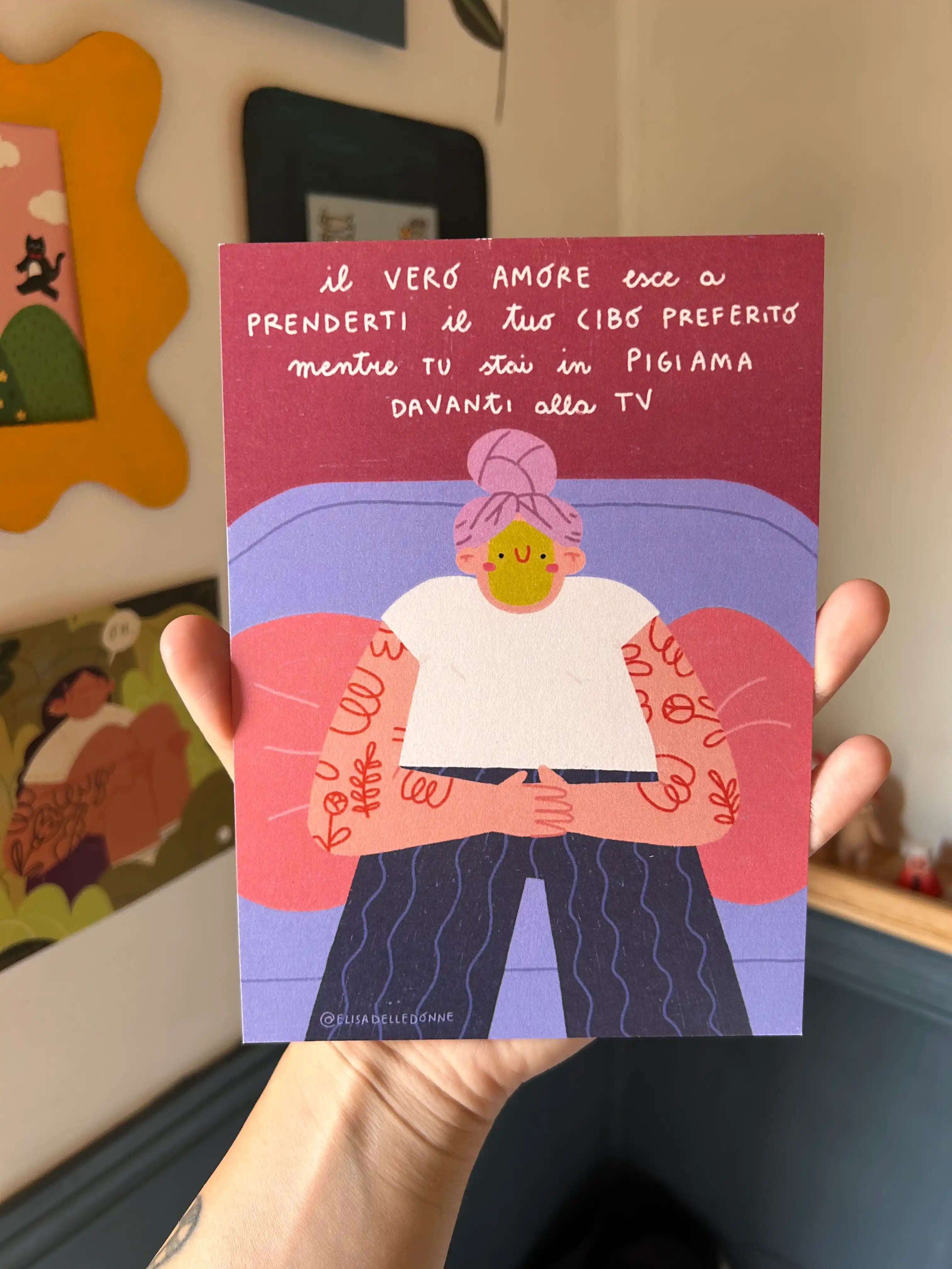 illustration "food is better together"