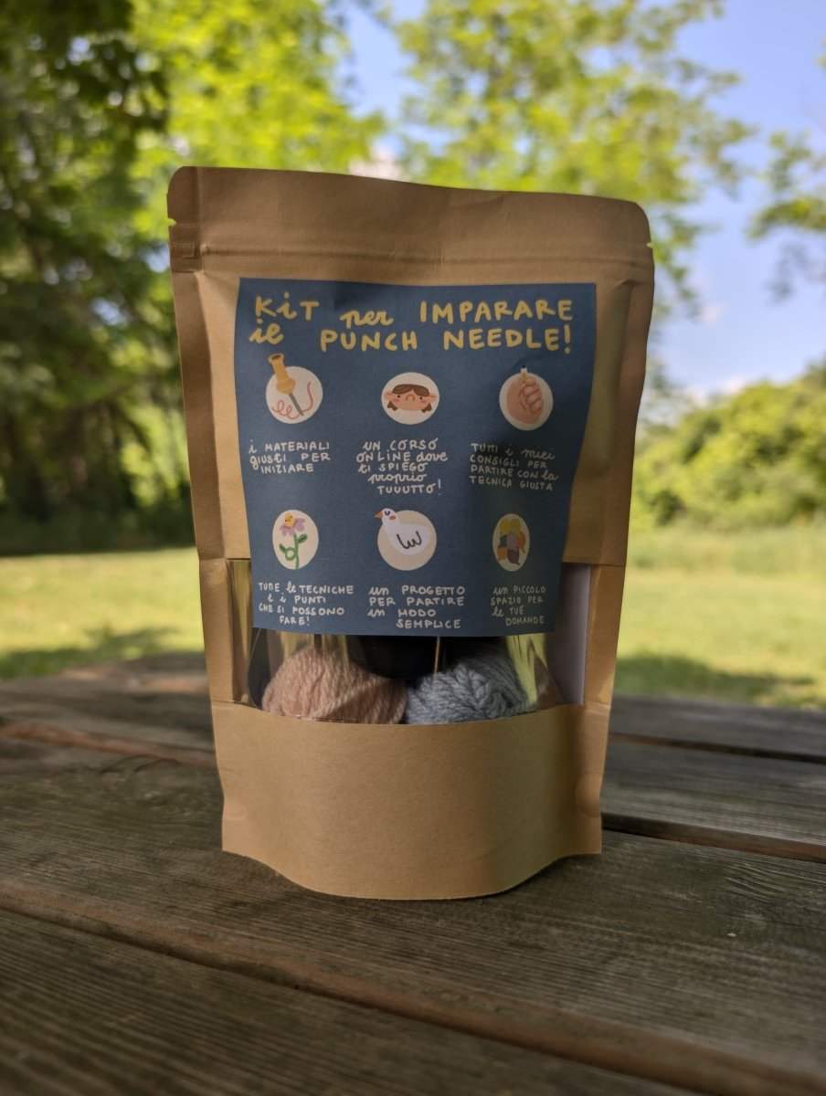 Kit per imparare il punch needle